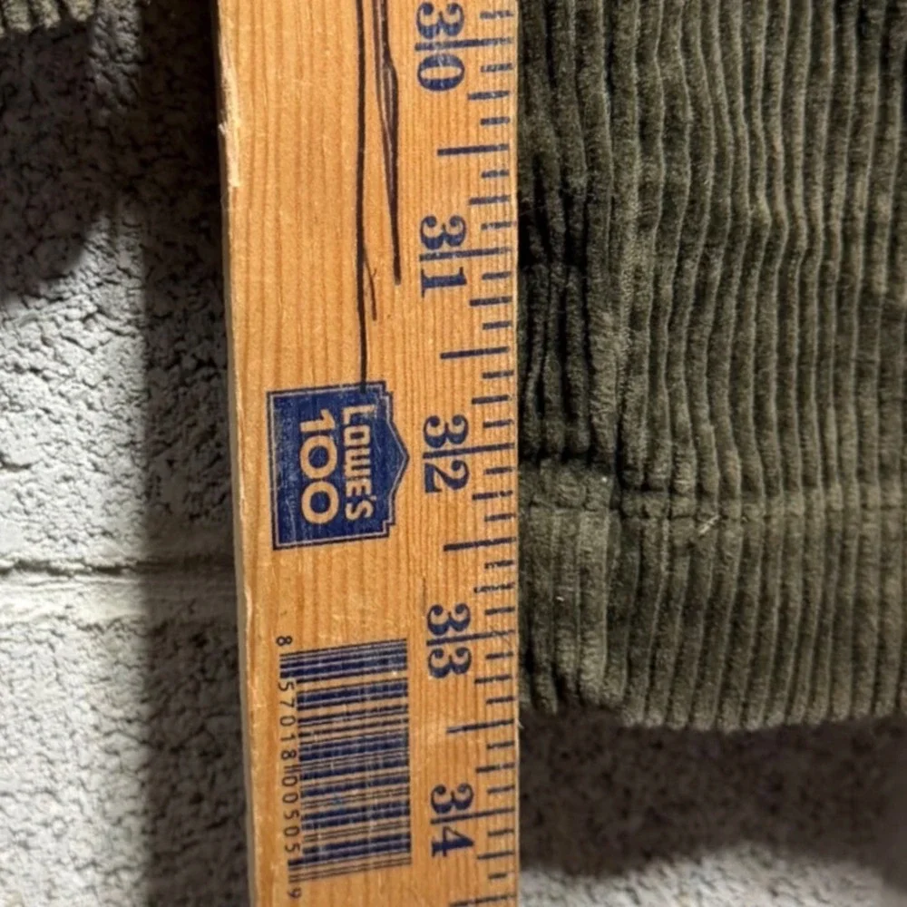Polo Ralph Lauren Andrew Pant Mens 42x34 Brown Corduroy Pleated Trousers